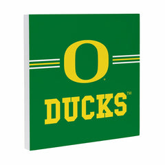 University of Oregon Wood Wall Sign, 12x12 - Collegiate Home