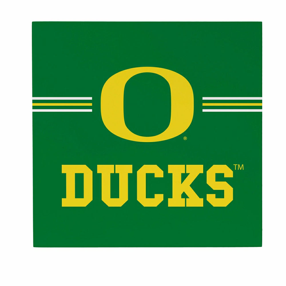 University of Oregon Wood Wall Sign, 12x12 - Collegiate Home
