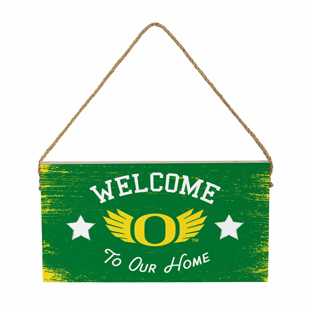 University of Oregon Wood Wall Sign, 6x11 - Collegiate Home