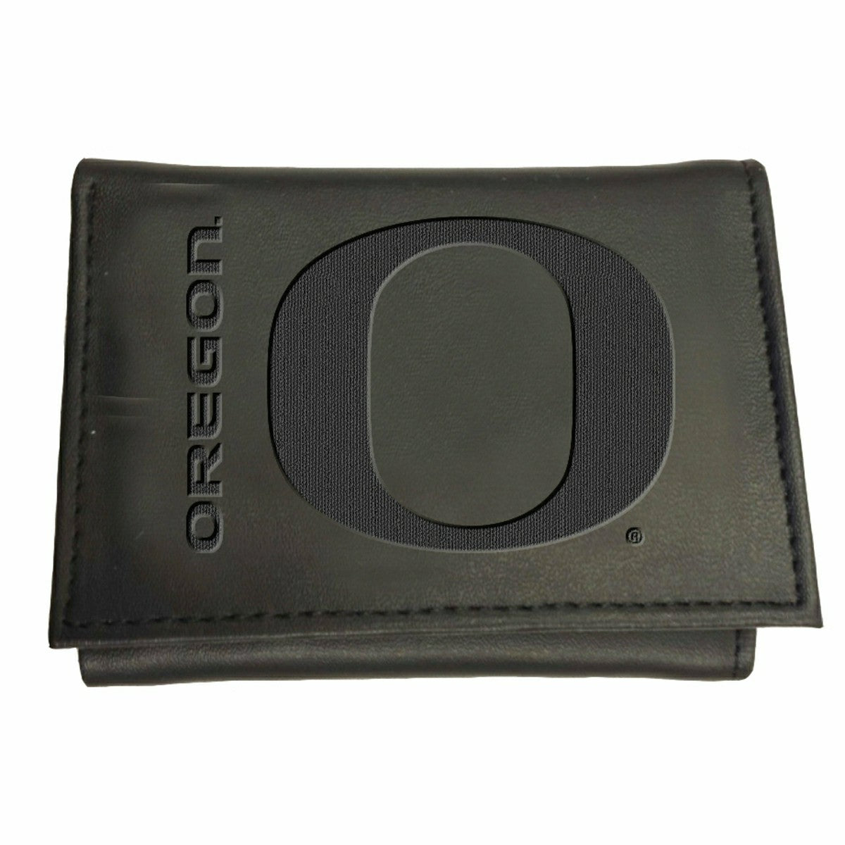 Leather Oregon Ducks Tri-fold Wallet - Collegiate Home