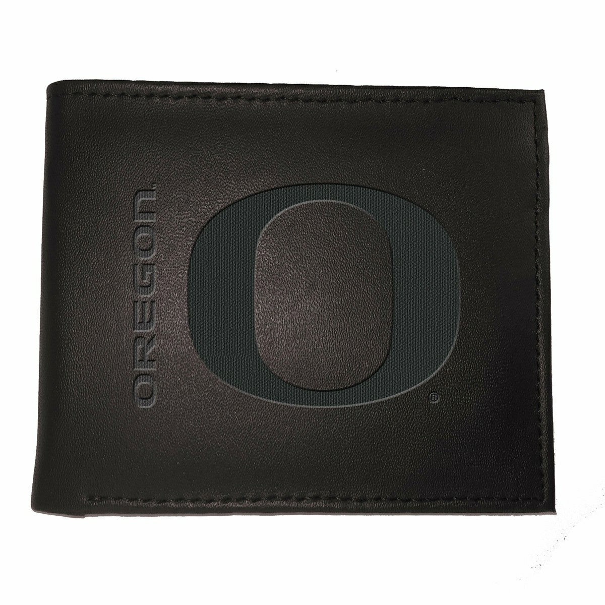 Leather Oregon Ducks Bi-fold Wallet - Collegiate Home