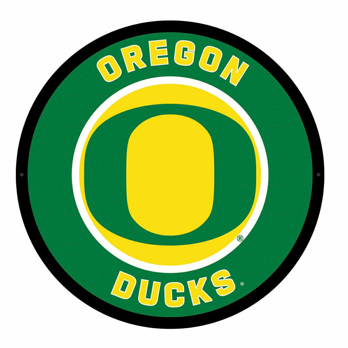 LED Wall Decor, Round, University of Oregon - Collegiate Home