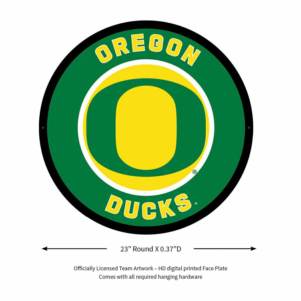 LED Wall Decor, Round, University of Oregon - Collegiate Home