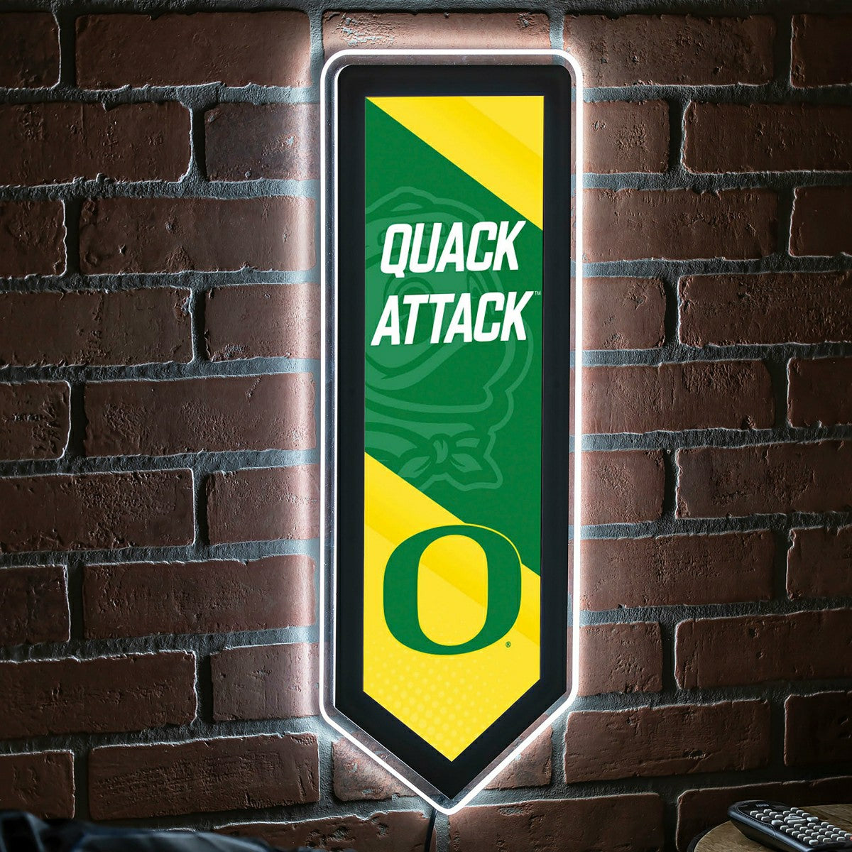 LED Wall Decor, Pennant, University of Oregon - Collegiate Home