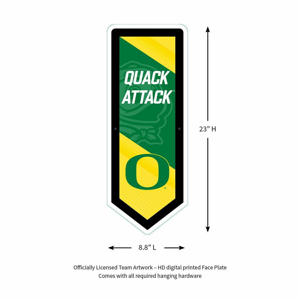 LED Wall Decor, Pennant, University of Oregon - Collegiate Home