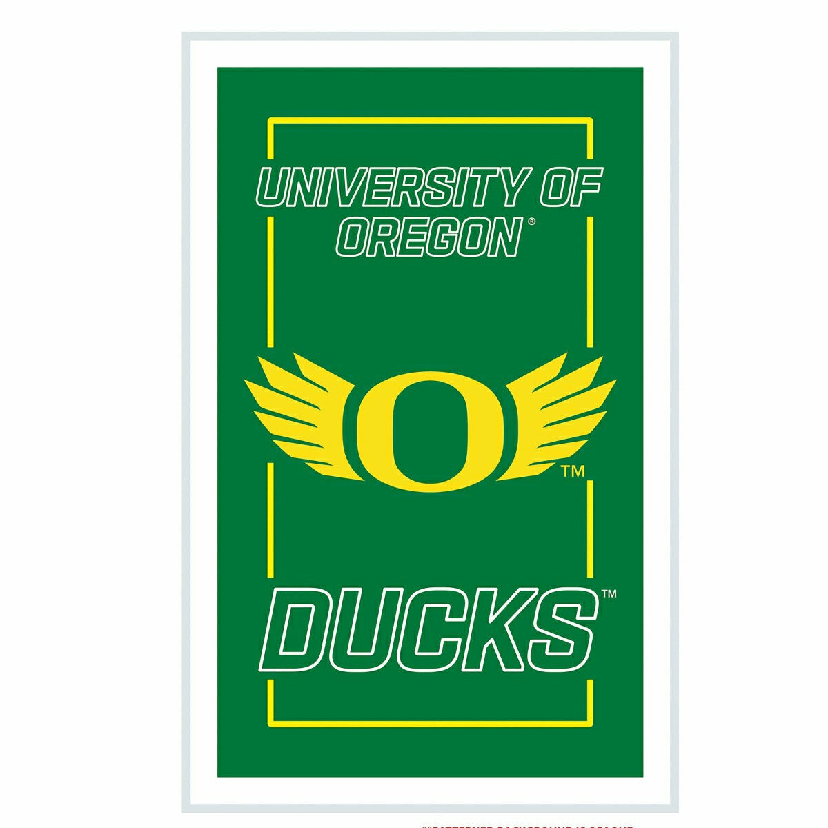 University of Oregon College Rectangle Neolite LED Decor - Collegiate Home