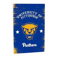 University of Pittsburgh Wood Wall Sign, 16x24 - Collegiate Home