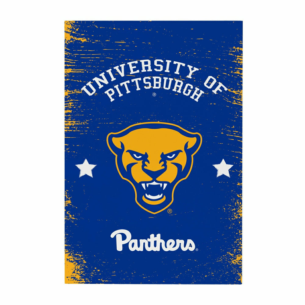 University of Pittsburgh Wood Wall Sign, 16x24 - Collegiate Home