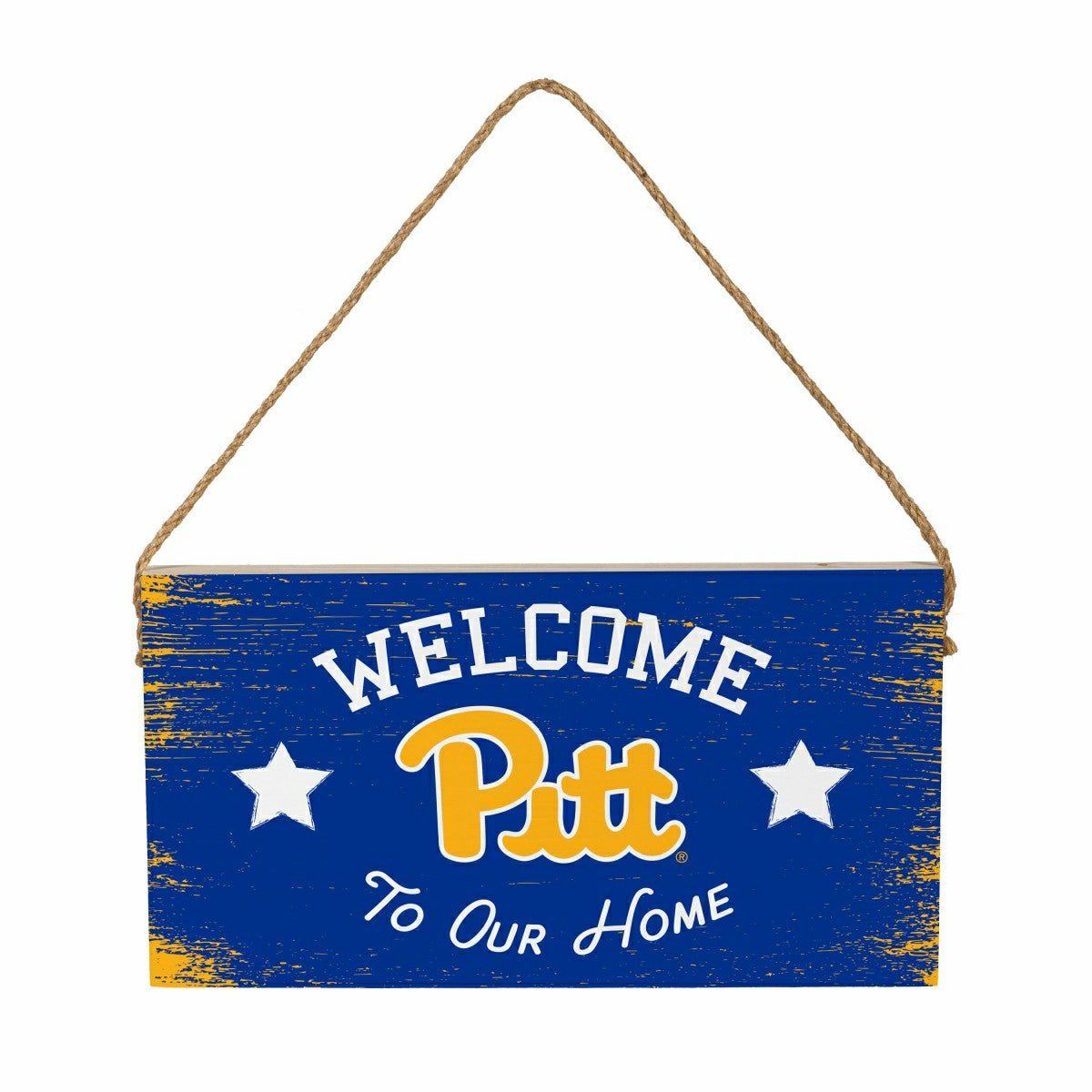 University of Pittsburgh Wood Wall Sign, 6x11 - Collegiate Home