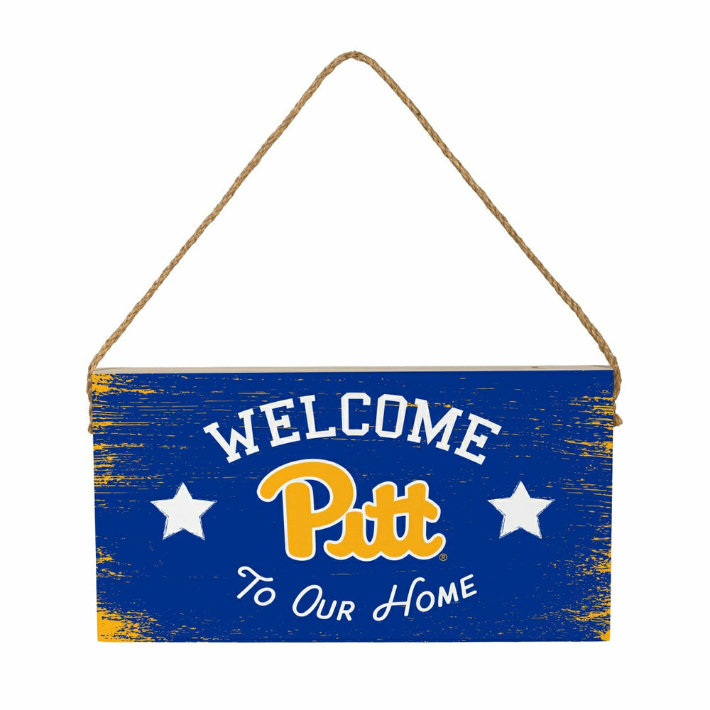 University of Pittsburgh Wood Wall Sign, 6x11 - Collegiate Home