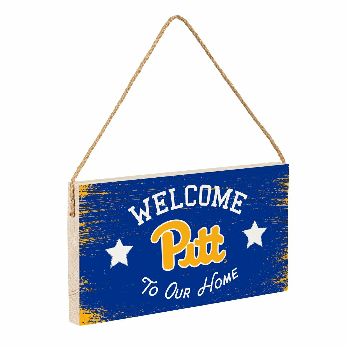 University of Pittsburgh Wood Wall Sign, 6x11 - Collegiate Home