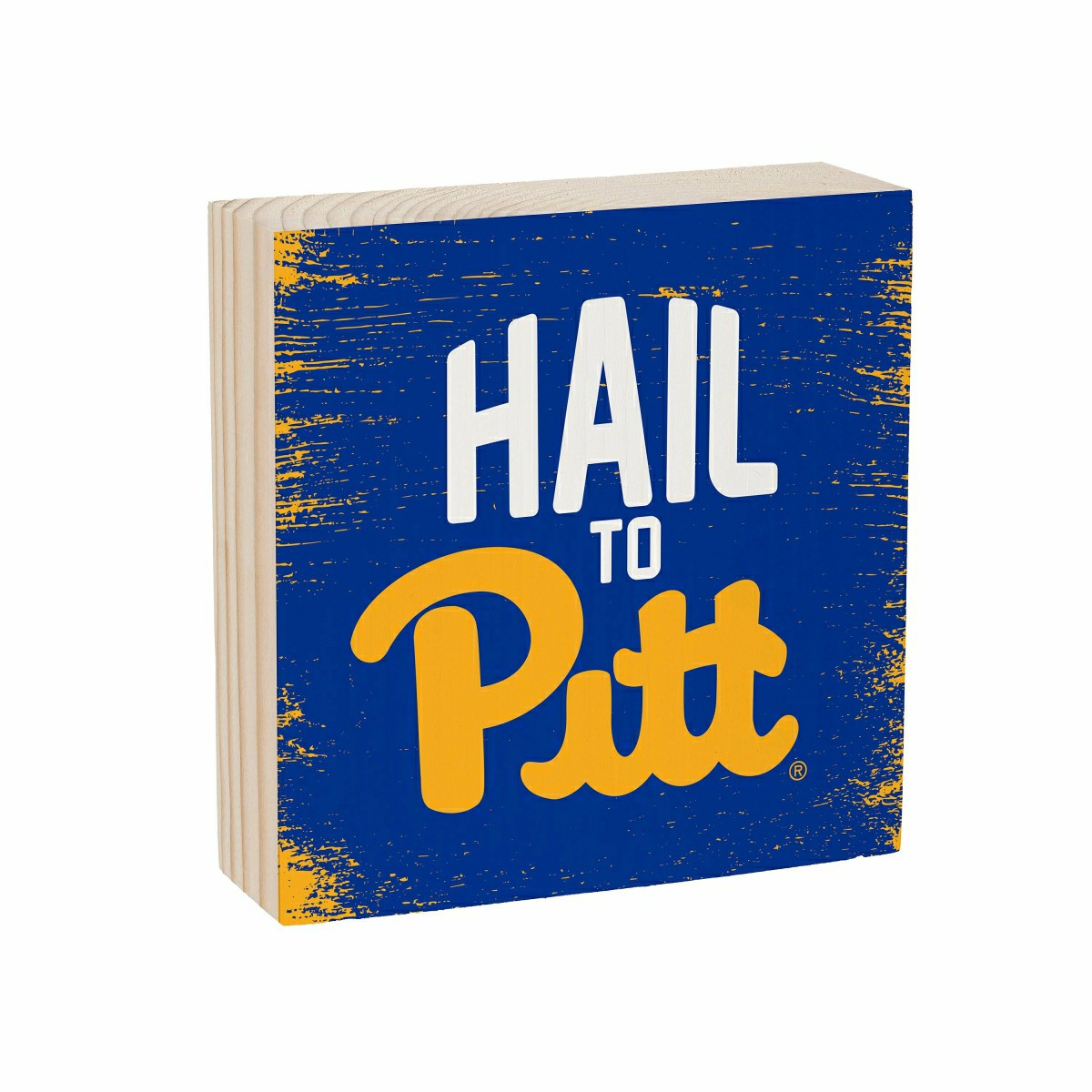 University of Pittsburgh Plock, Down Home Fans, 6x6 - Collegiate Home