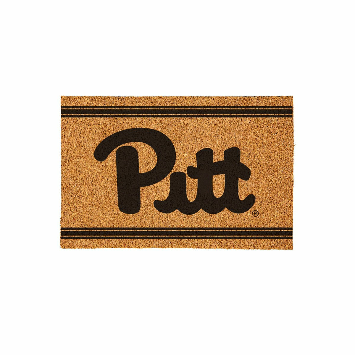 University of Pittsburgh Large One Color Coir Mat, 36"x24" - Collegiate