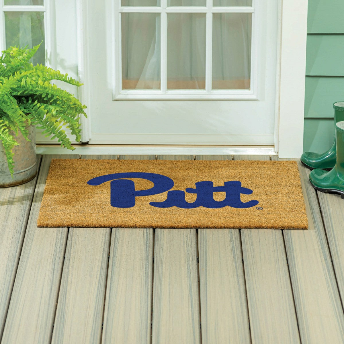 University of Pittsburgh Large Full Color Coir Mat, 36"x24" - Collegiate