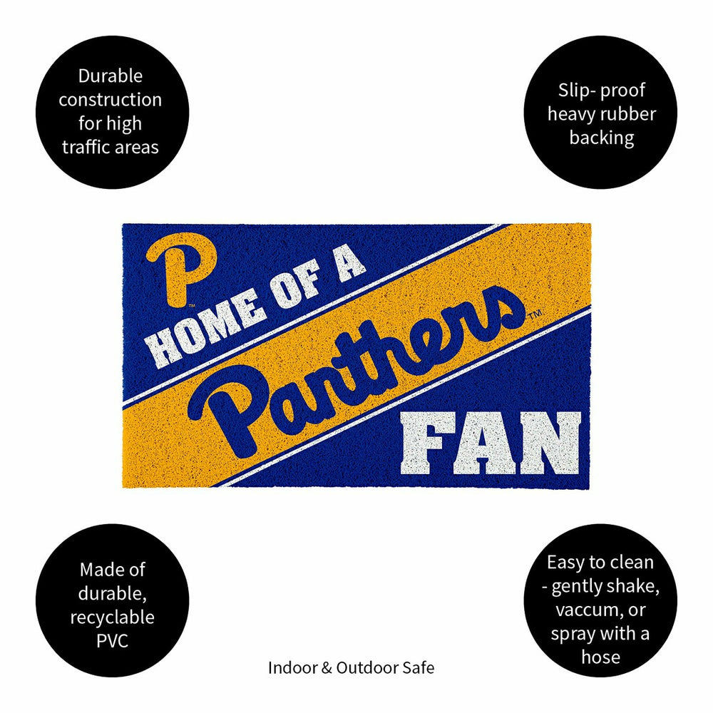 University of Pittsburgh, PVC Mat COLOR, Home of a Fan - Collegiate
