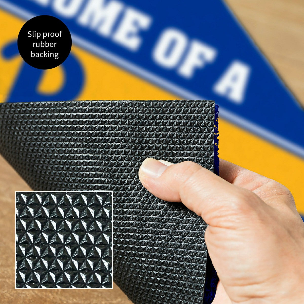 University of Pittsburgh, PVC Mat COLOR, Home of a Fan - Collegiate