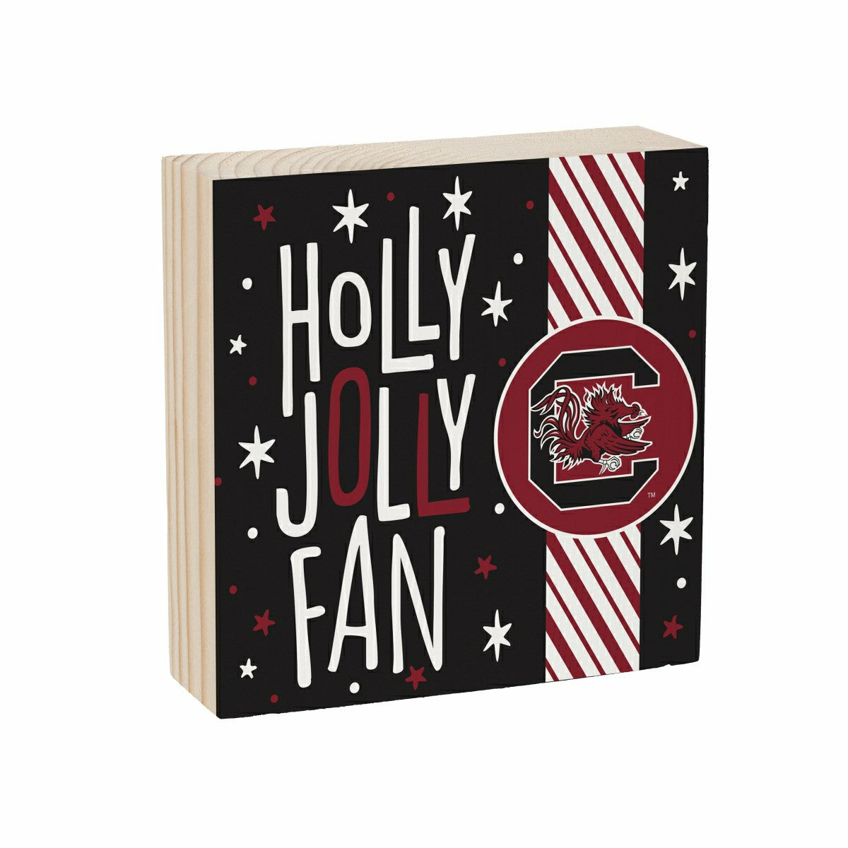 University of South Carolina Block, Holiday, 6x6 - Collegiate Home