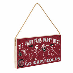 University of South Carolina Halloween Wood Wall Sign, 6x11 - Collegiate Home