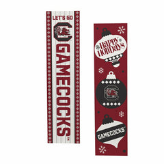 47" Double Sided Leaner, University of South Carolina, Christmas - Collegiate Home