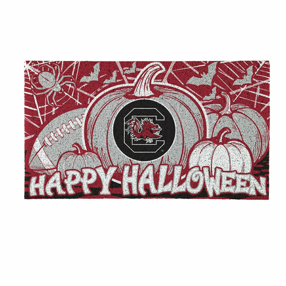 University of South Carolina Halloween PVC Mat, 28"x16" - Collegiate
