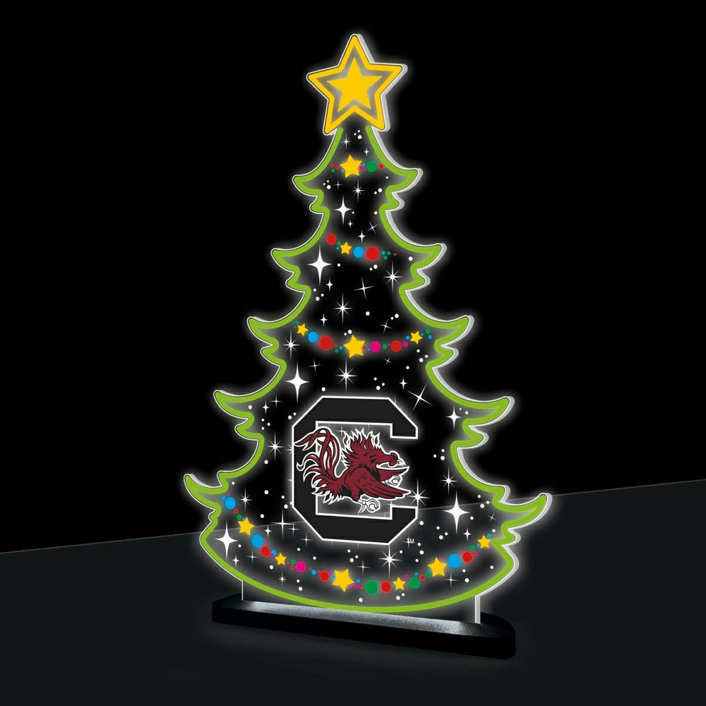 University of South Carolina College Holiday Tree Desklite LED Decor - Collegiate Home