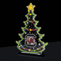University of South Carolina College Holiday Tree Desklite LED Decor - Collegiate Home