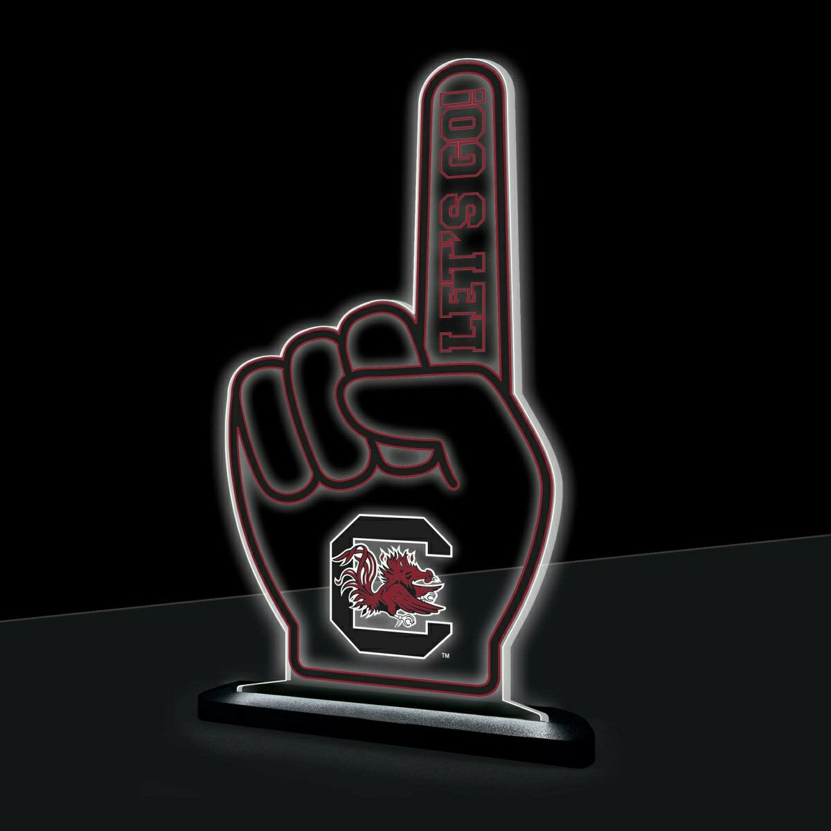 University of South Carolina College Foam Finger Desklite LED Decor - Collegiate Home