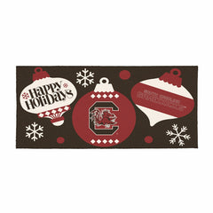 University of South Carolina Holiday Flocked Coir Sassafras Switch Mat - Collegiate