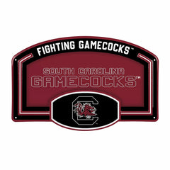 University of South Carolina USA Embossed Steel Wall Sign, 11" x 17" - Collegiate Home