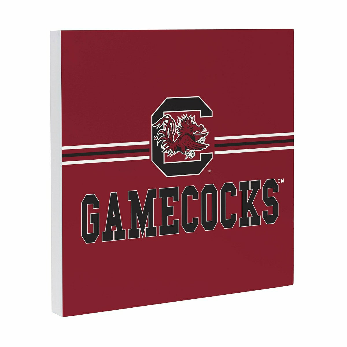 University of South Carolina Wood Wall Sign, 12x12 - Collegiate Home