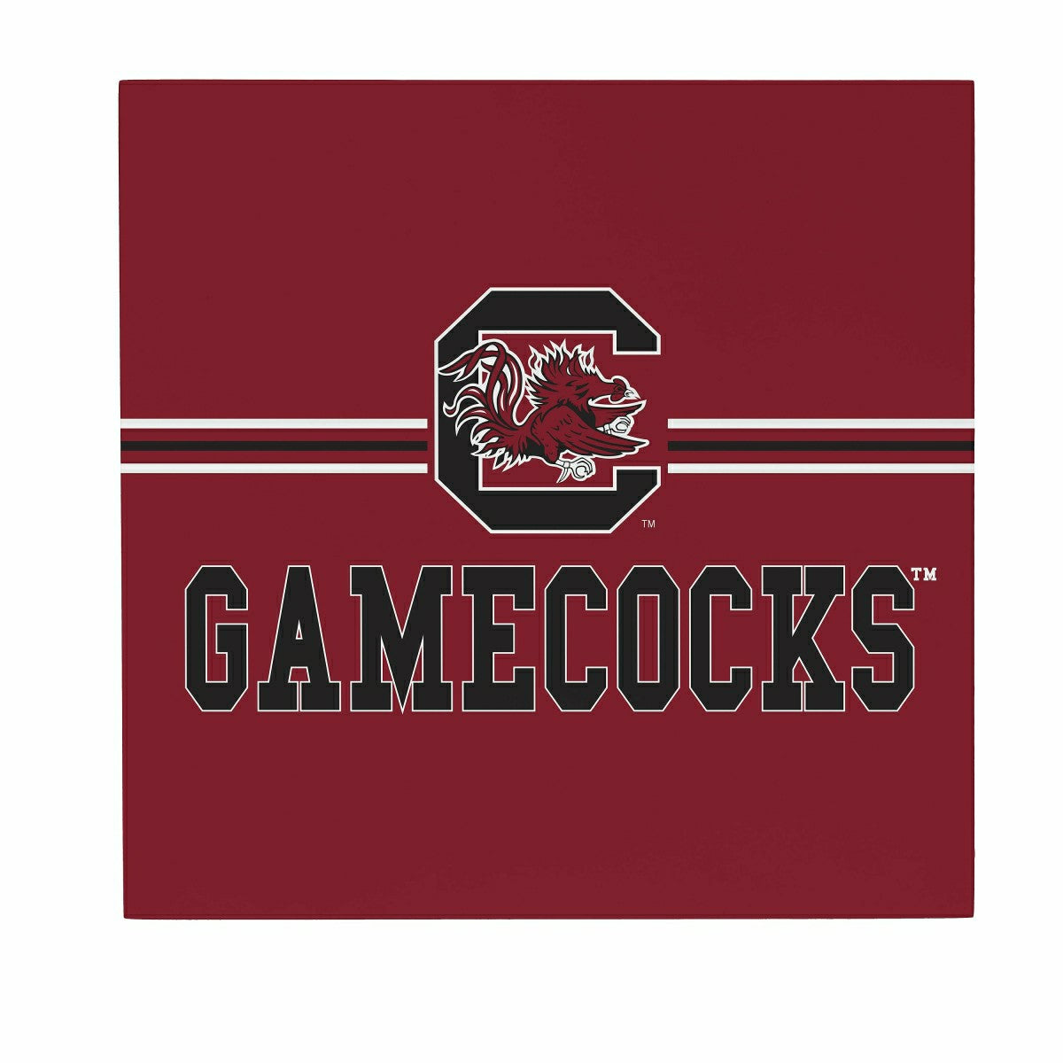 University of South Carolina Wood Wall Sign, 12x12 - Collegiate Home