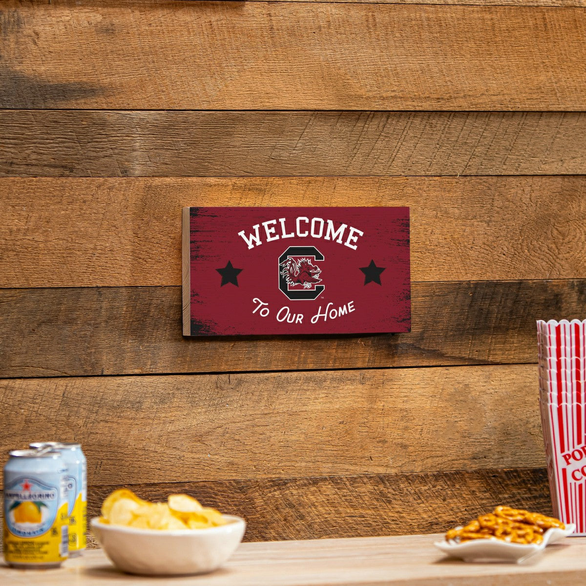 University of South Carolina Wood Wall Sign, 6x11 - Collegiate Home