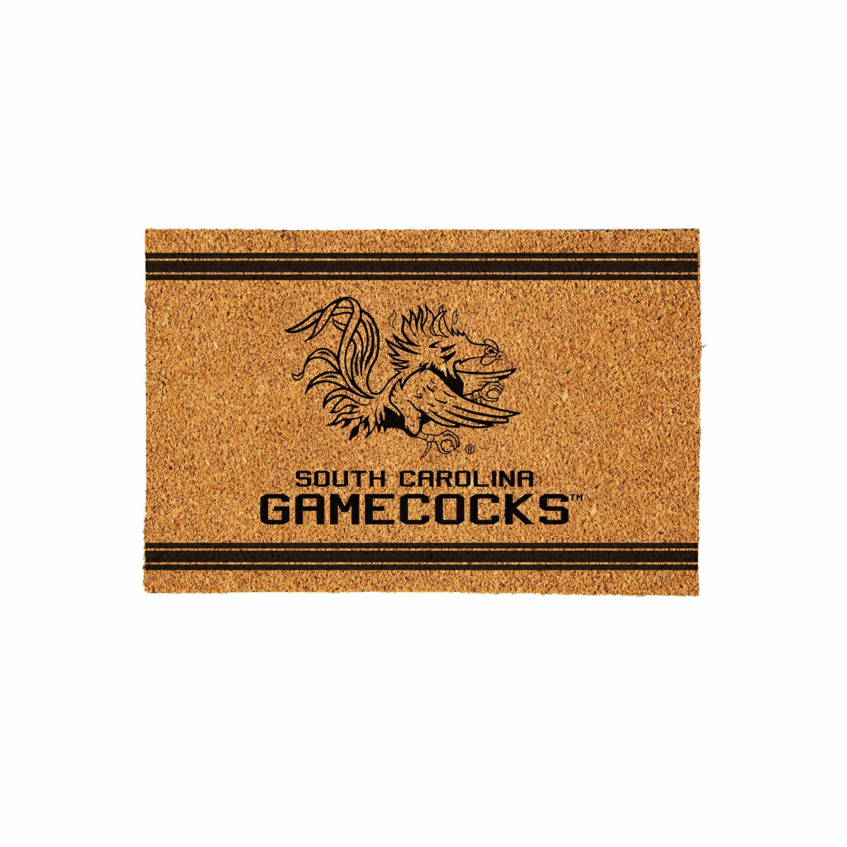 University of South Carolina Large One Color Coir Mat, 36"x24" - Collegiate