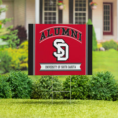 University of South Dakota Coroplast Yard Sign Alumni - Collegiate Home