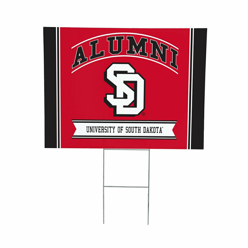 University of South Dakota Coroplast Yard Sign Alumni - Collegiate Home