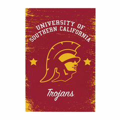 University of Southern California Wood Wall Sign, 16x24 - Collegiate Home