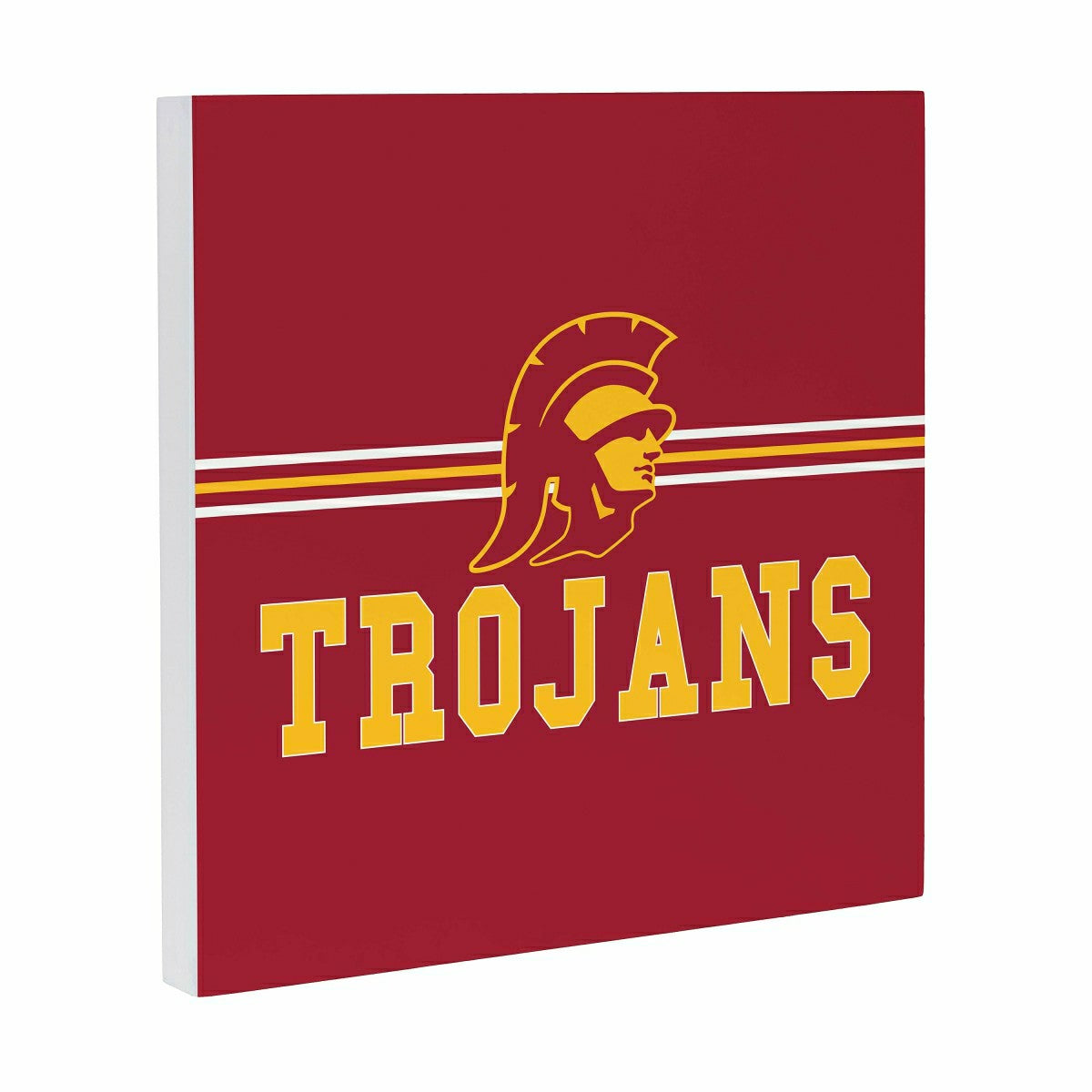 University of Southern California Wood Wall Sign, 12x12 - Collegiate Home