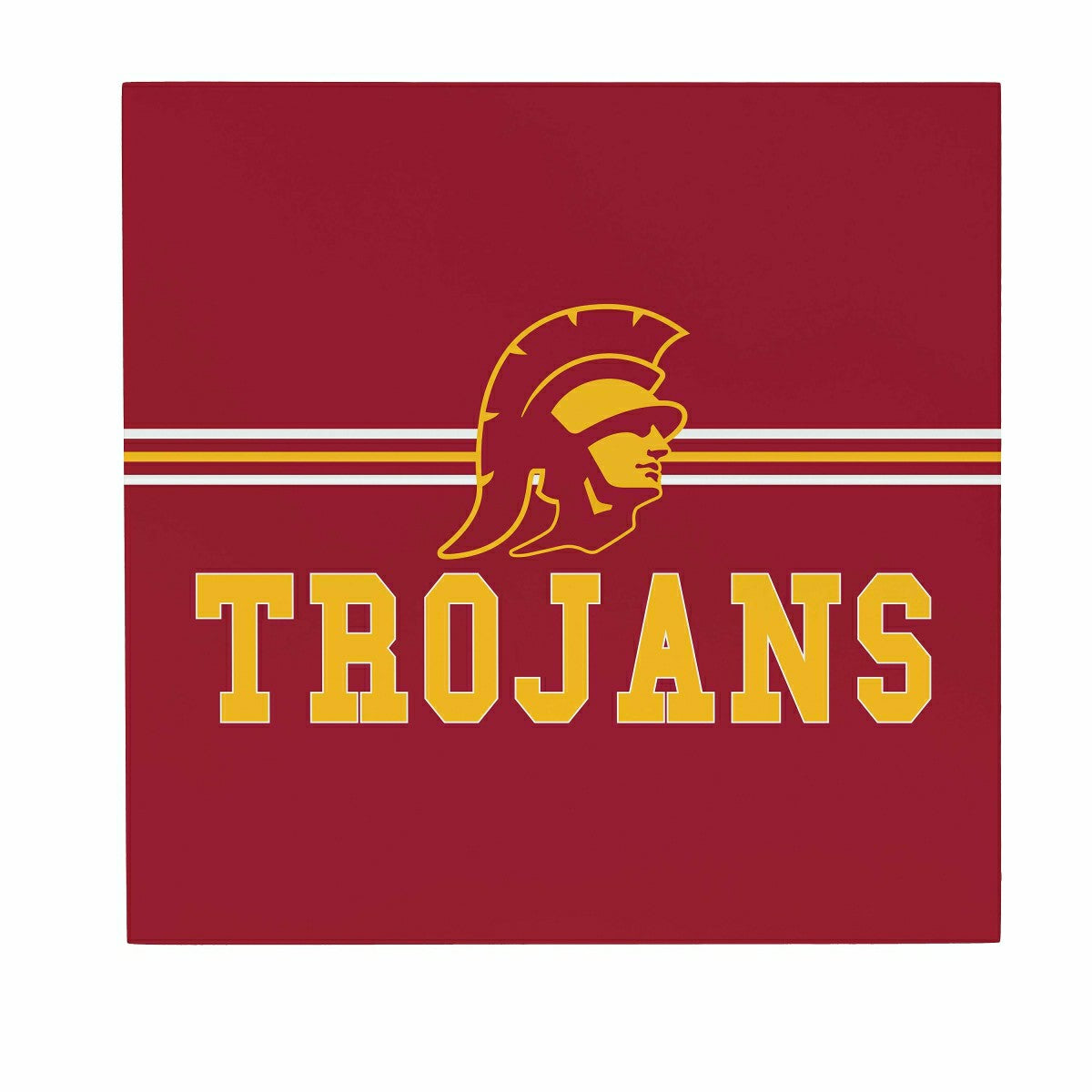 University of Southern California Wood Wall Sign, 12x12 - Collegiate Home
