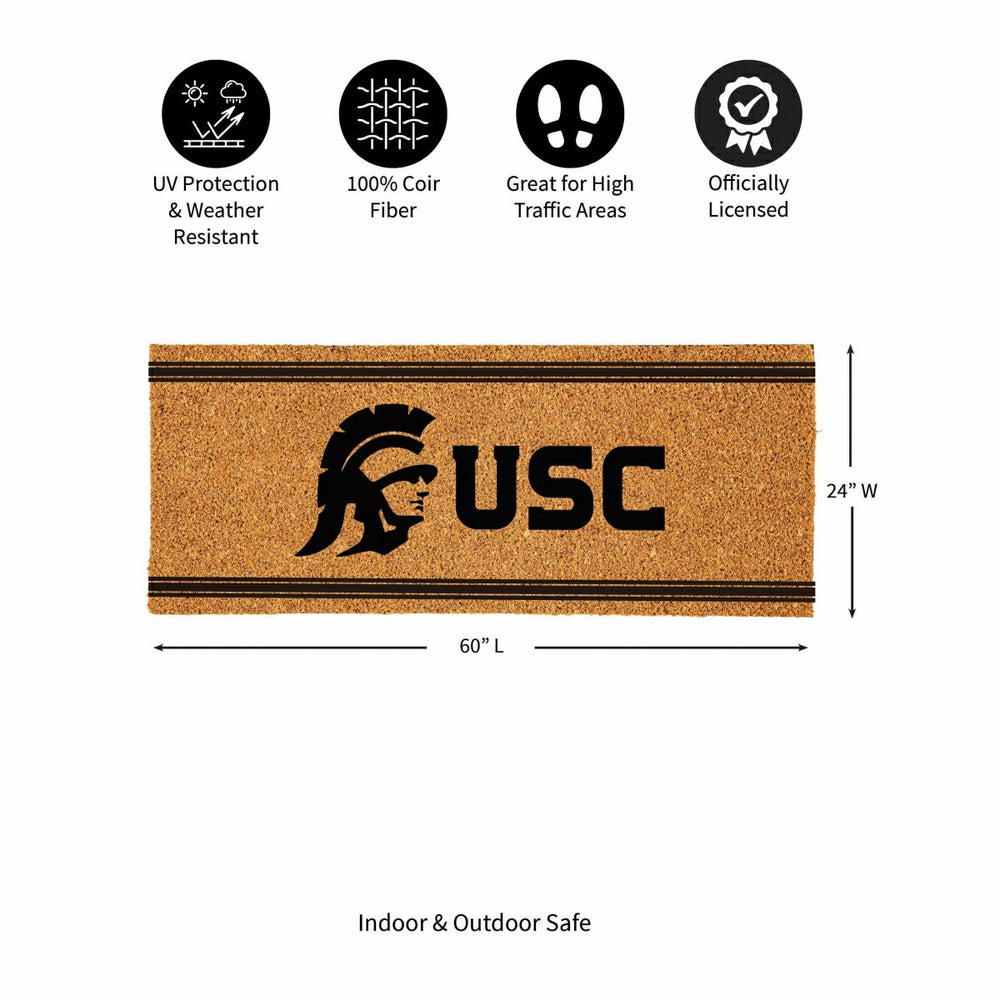University of Southern California Extra Large One Color Coir Mat, 60"x - Collegiate