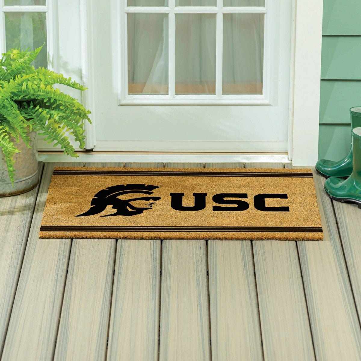 University of Southern California Large One Color Coir Mat, 36"x24" - Collegiate
