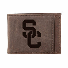 Front Pocket Wallet w/ RFID Blocking, University of Southern Californi - Collegiate Home