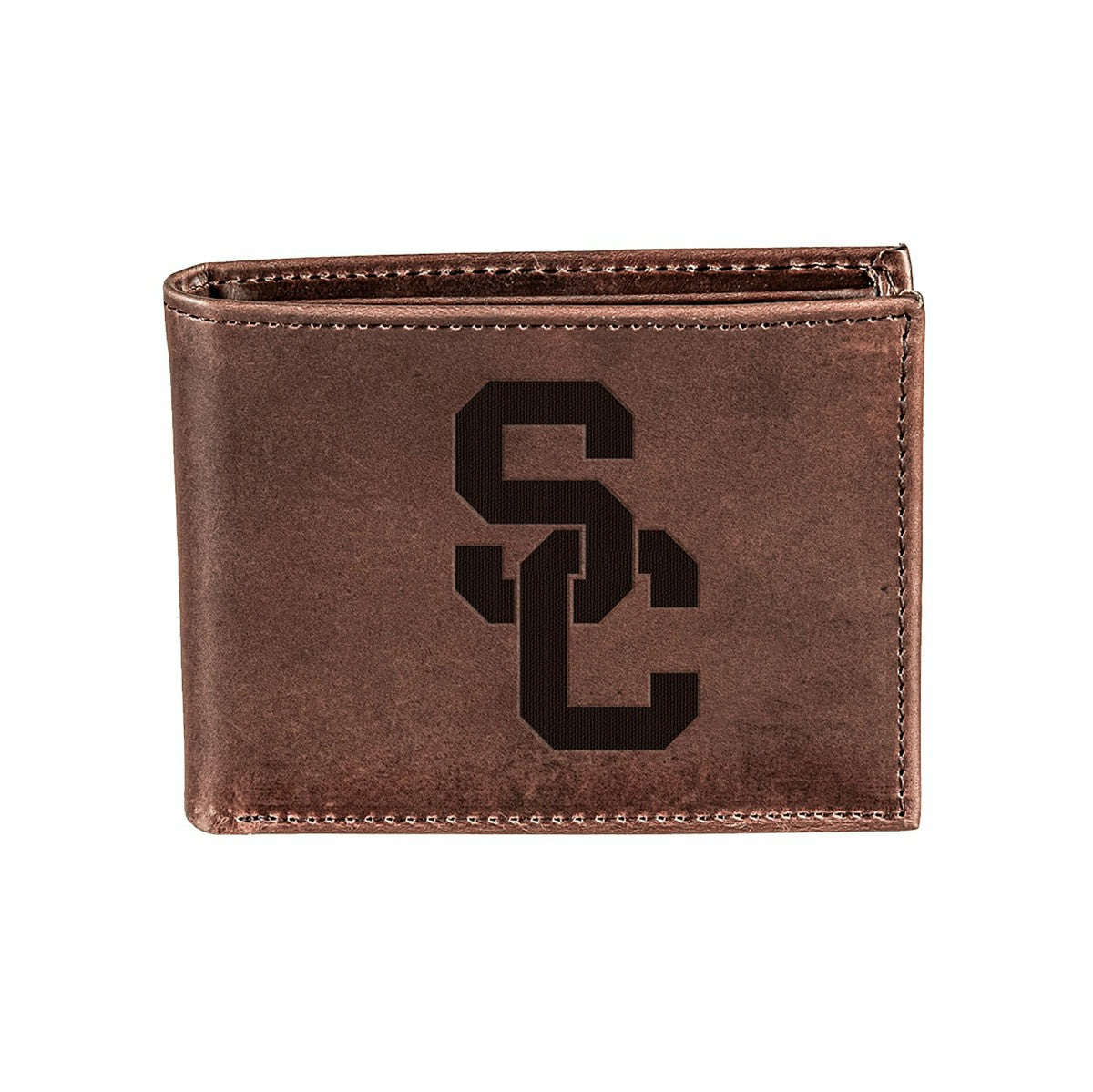 University of Southern California, Bi-Fold Wallet, Brown, CH, 100% Gen - Collegiate Home