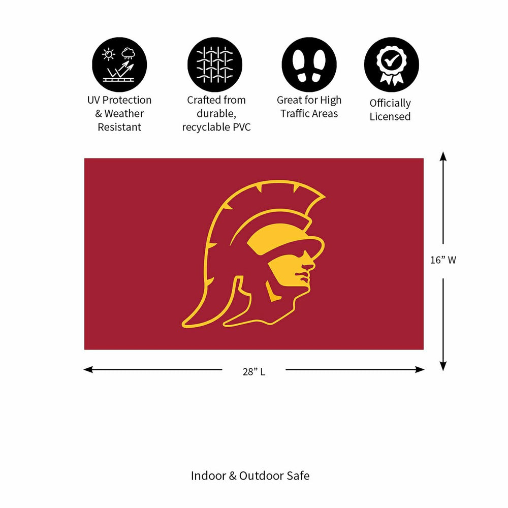 Full Color PVC Mat, 16" x 28", University of Southern California - Collegiate