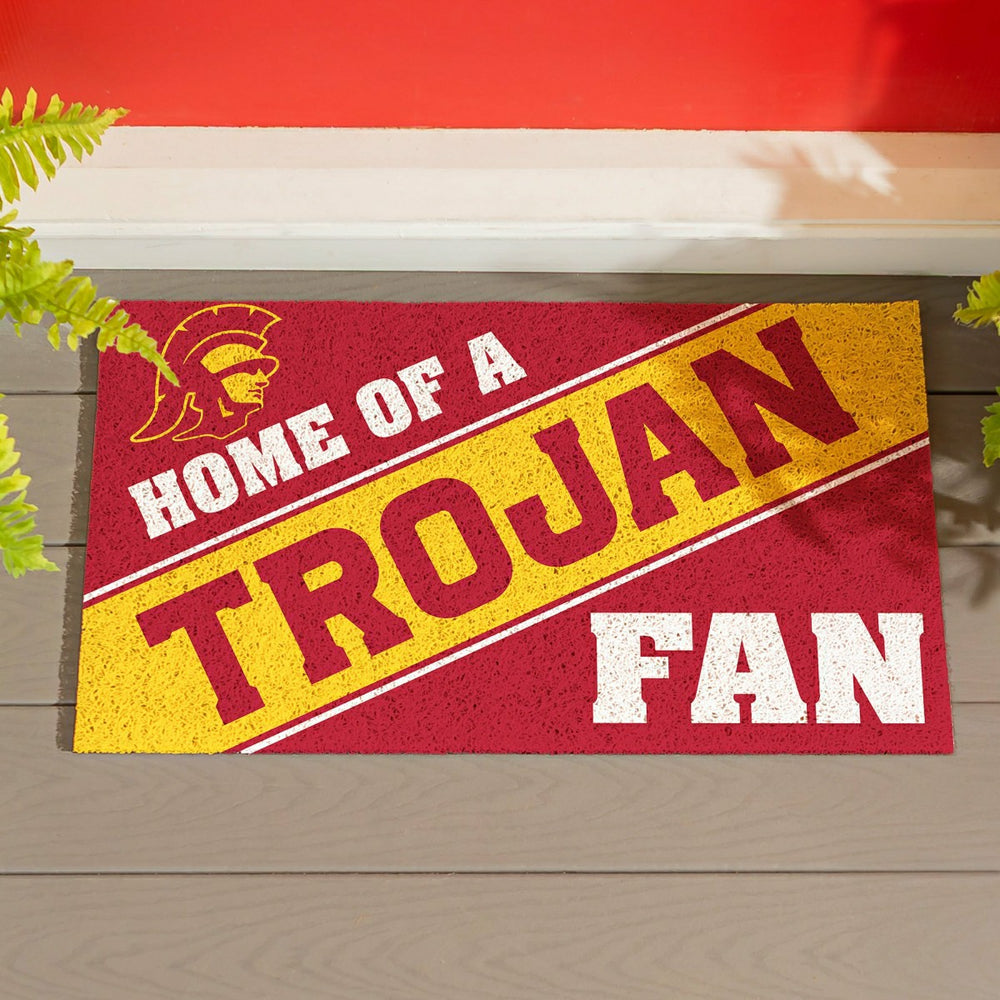 University of Southern California, PVC Mat COLOR, Home of a Fan - Collegiate