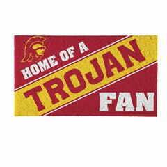 University of Southern California, PVC Mat COLOR, Home of a Fan - Collegiate
