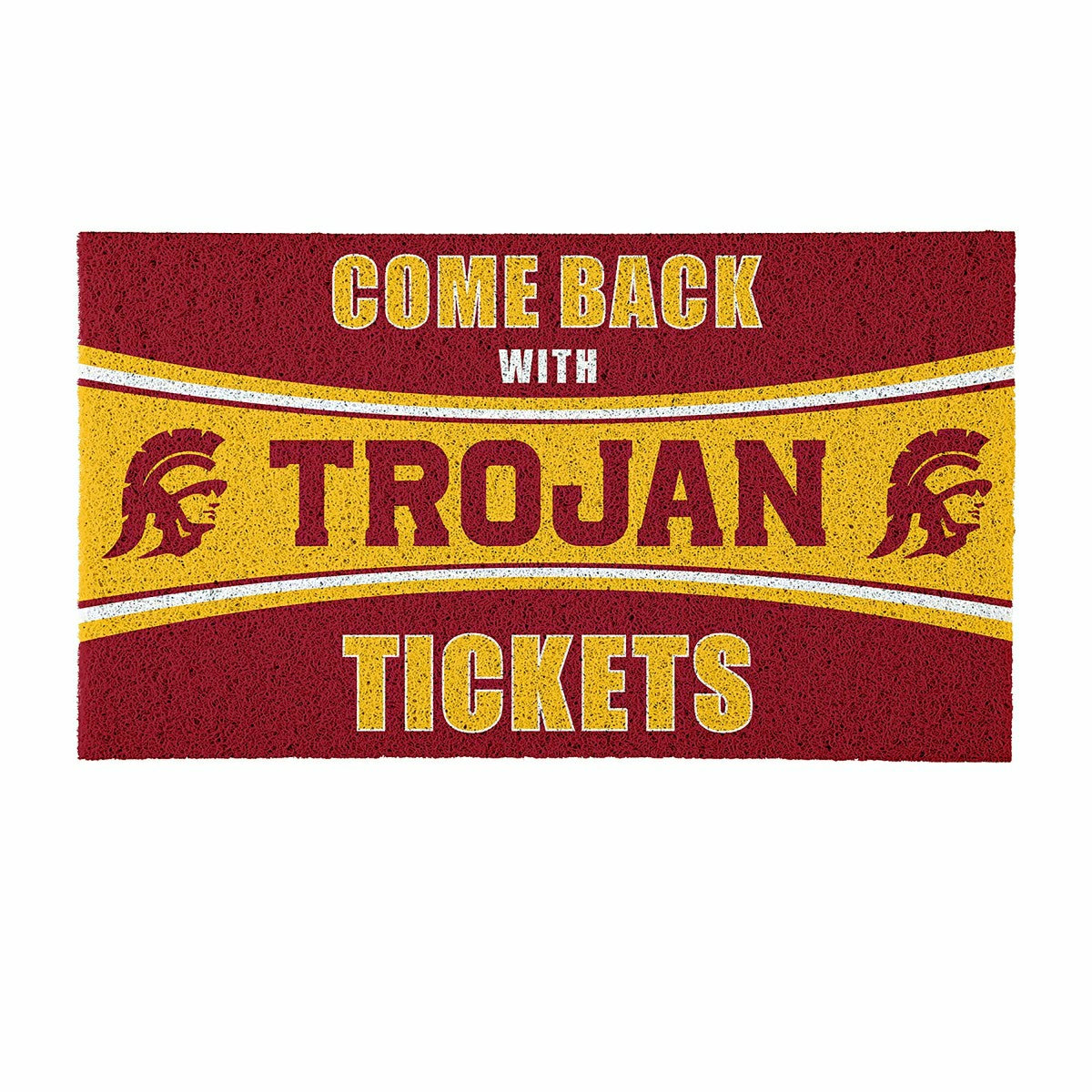 28" x 16" PVC Trapper Mat, Come Back with Tickets, University of South - Collegiate