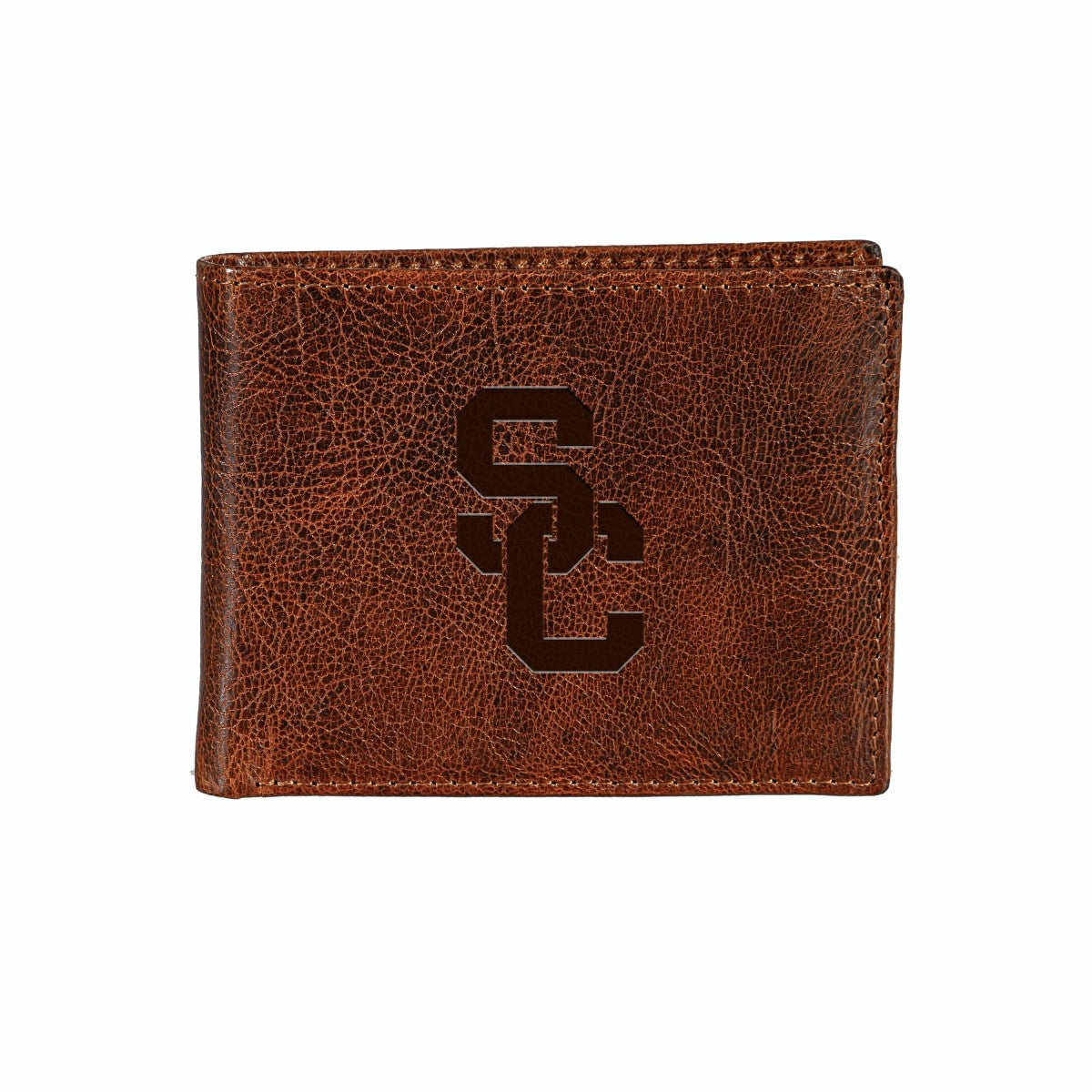 University of Southern California, Embossed Tumbled Leather Passcase B - Collegiate Home