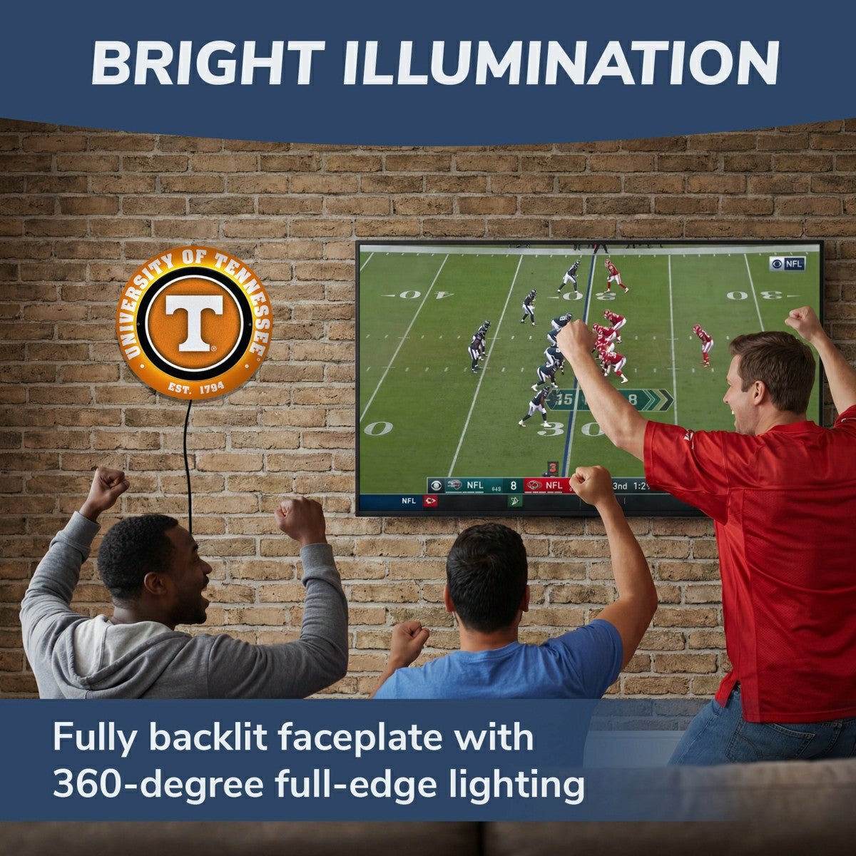 University of Tennessee, Metal Lite, Round - Collegiate