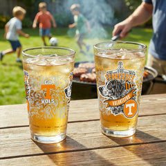 University of Tennessee 16oz Glass pint, Set of 2 - Collegiate Home