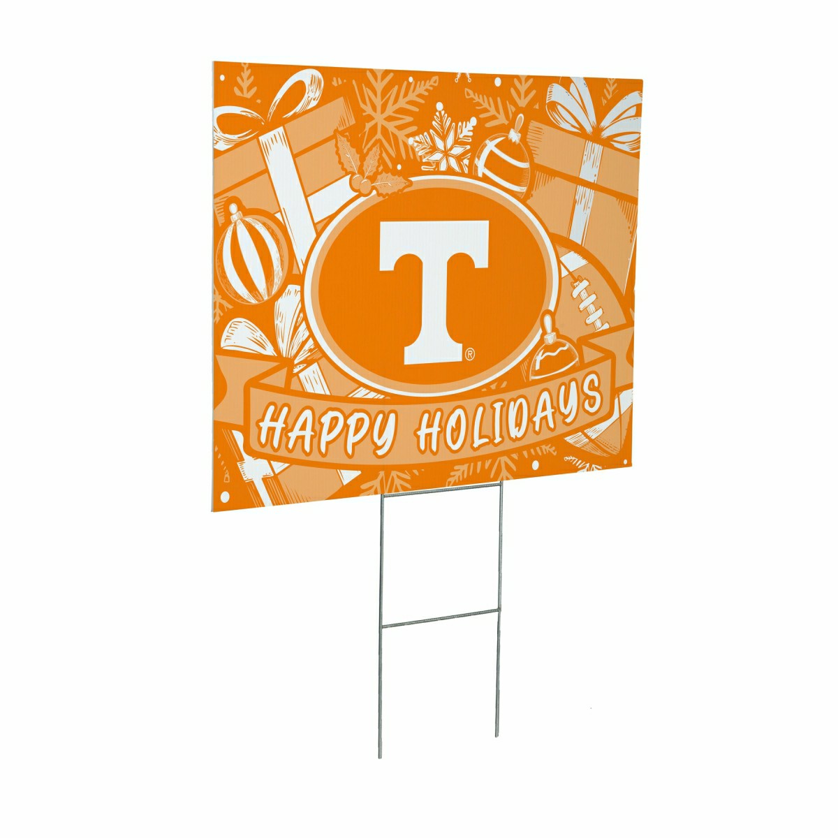 University of Tennessee Yard Sign, Holiday - Collegiate Home